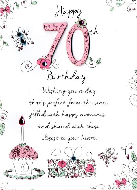 £2.99 GBP - Female 70Th Birthday Greeting Card Second Nature Just To ...