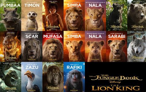 The Lion King and Jungle Book Live Action Collage by Dragonfire92379 on ...