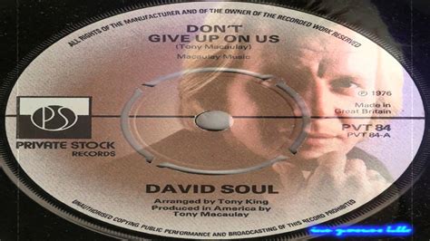 David Soul - Don't Give Up On Us - YouTube