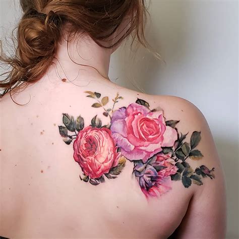 Pink Flower Tattoo Watercolor | Best Flower Site