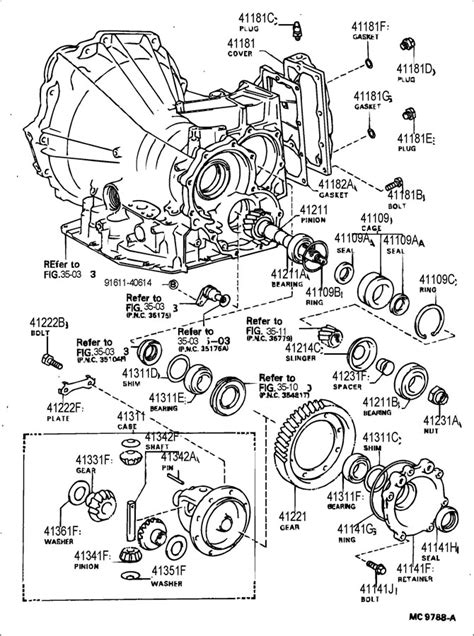 Toyota COROLLA Automatic Transmission Differential Bearing - 9036640016 ...