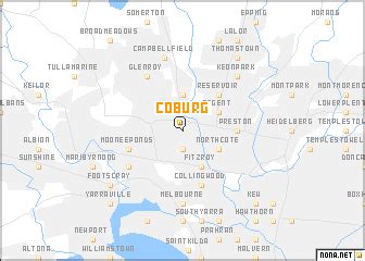 Coburg (Australia) map - nona.net