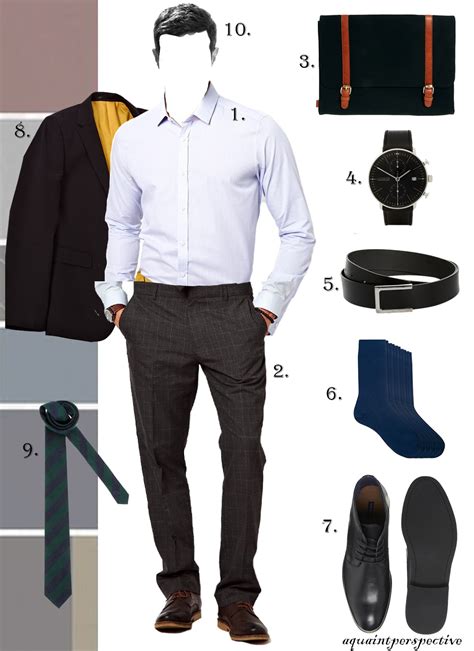 A Quaint Perspective: How to dress for an Interview - Men