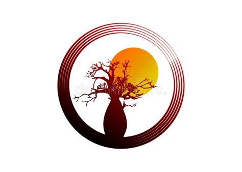 Australian Baobab Tree Silhouette Stock Illustrations – 55 Australian Baobab Tree Silhouette ...