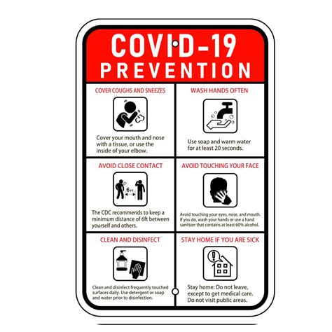 COVID-19 Prevention Sign - 858 Graphics