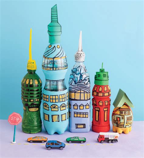 Recycling Craft: Plastic Bottle Houses