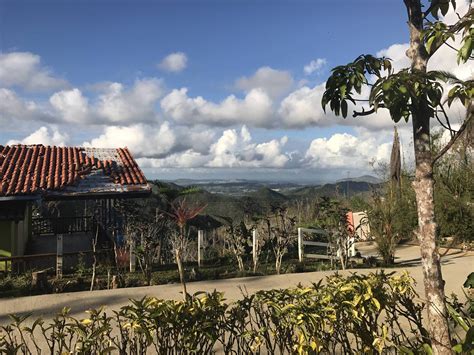 A view from the mountains of Cayey in Puerto Rico, post-Hurricane Maria ...