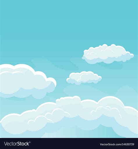 Background sky with clouds Royalty Free Vector Image