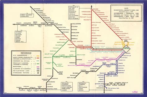 Transit Maps: Historical Map: Sydney Railway Map, 1939