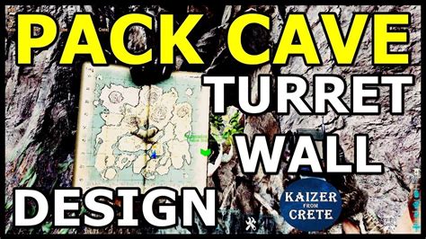 The Island Pack Cave Turret Wall Design - Ark (for) Official PVP - YouTube