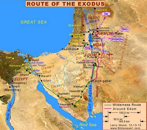 wanderings of israel for 40 years | ... israel left egypt on the 15th day of the 1st month of ...