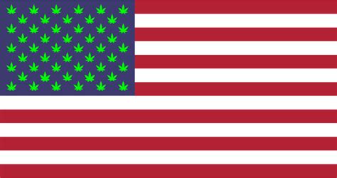 Marijuana US Flag 2 - Openclipart