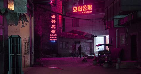 Eerie Night Photography of Hong Kong & China's Backstreets