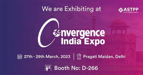 We Are Announcing to Exhibit in Convergence India Expo 2023