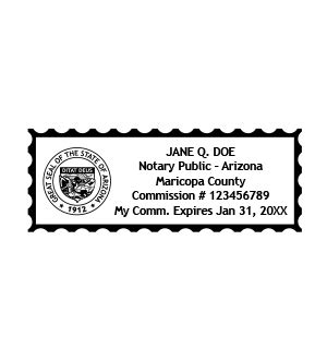 Arizona Notary Stamps & Embossers | NNA