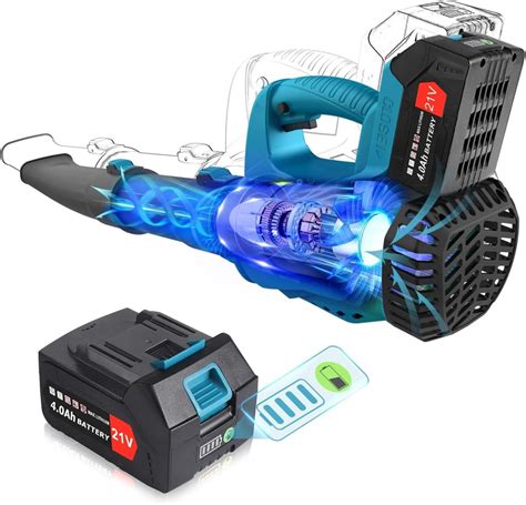 Cordless Leaf Blower Battery Powered 21V 4000mAh Review