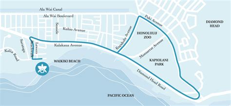 Scenic Jogging Maps | Experience | Halekulani Hotel