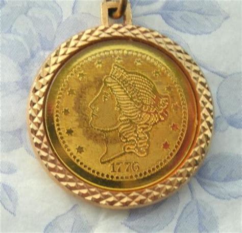 Vintage 1776 Commemorative Twenty Dollar Coin Necklace | eBay