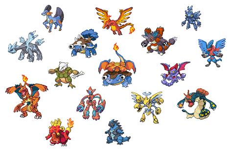 Pokemon Fusion Sprites by pokesketcherandy on DeviantArt