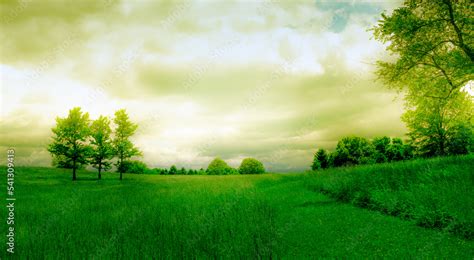 Dreamy Landscape Stock Photo | Adobe Stock