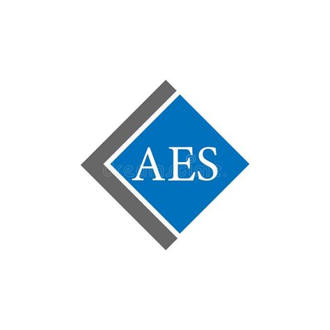 AES Letter Logo Design on Black Background. AES Creative Initials ...