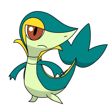 Shiny Snivy by kol98 on DeviantArt