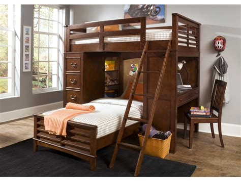 Liberty Furniture Youth Loft Bed Desk 628-BR08D - Hunter's Furniture - Foley, Orange Beach and Gulf