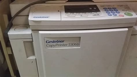 CopyPrinter Gestetner 5306b used for sale - YouTube