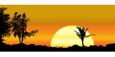 Maui Hawaii Sunset - Free vector graphic on Pixabay