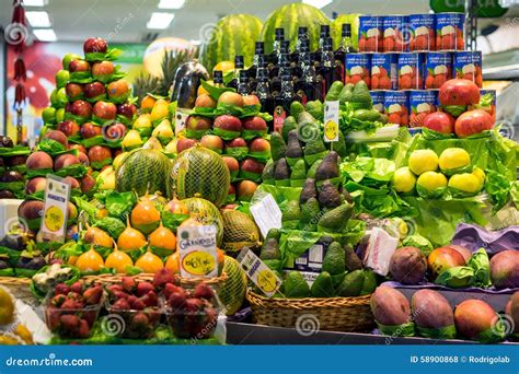 Fresh Fruit Stand at Municipal Market in Sao Paulo, Brazil Editorial Stock Photo - Image of ...