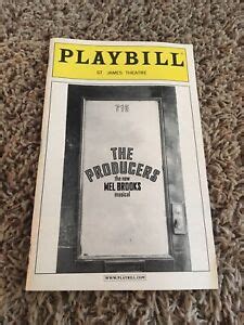 The Producers Broadway Playbill | eBay