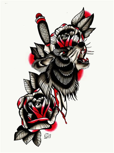 Evil Wolf Tattoo Ideas - Flawssy