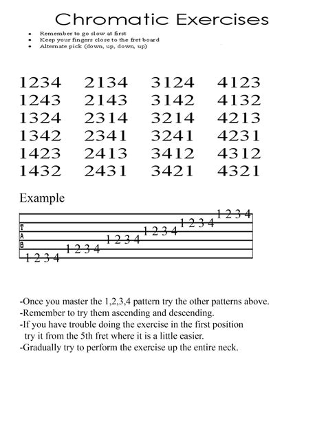 Guitar Talk with Brett : Chromatic Guitar Exercises AKA "The Spider!"