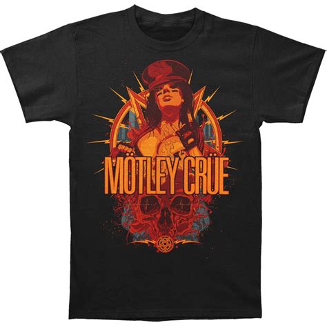 Motley Crue - Motley Crue Men's MC Girl Tee Slim Fit T-shirt Black ...