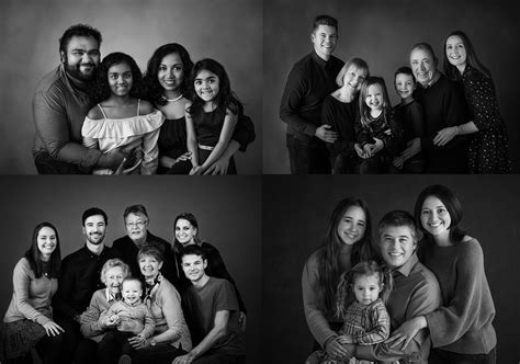 What to wear for Black and White Family photos Session Guide