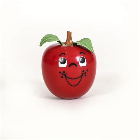 Vintage Happy Apple Toy | My Prop Boutique