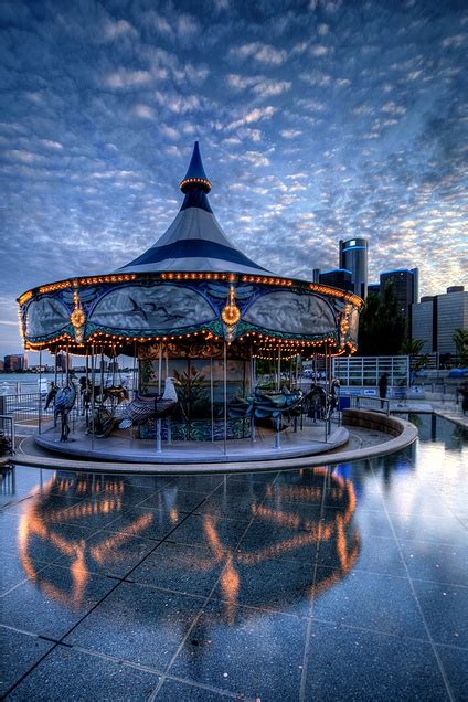 Detroit Riverwalk Carousel