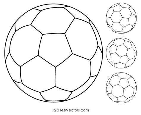 Soccer Ball Outline Clip Art - https://www.123freevectors.com/soccer ...