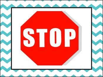 Stop/Go signs for the classroom Freebie | Classroom freebies ...