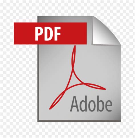 Adobe Pdf Icon Vector Logo Free - 462565 | TOPpng