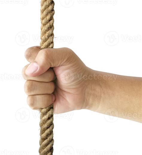 hand holding the rope, transparent background 25217722 PNG