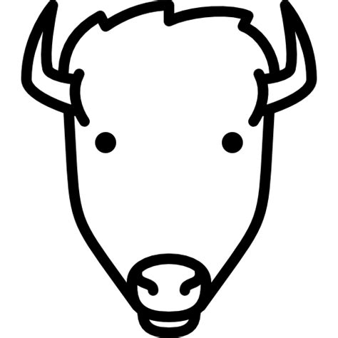 Bison Head free vector icons designed by Freepik | Vector free, Free ...