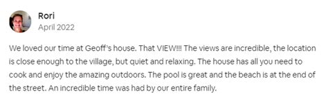 Airbnb review example (what you want your guests to say about you)