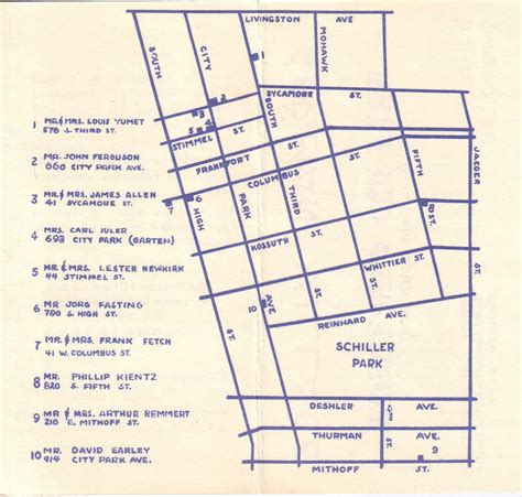 Map of German Village | German Village Society