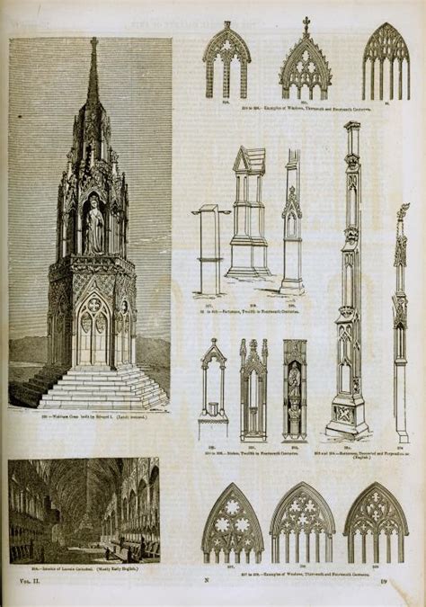 English Gothic architecture and architectural elements - NYPL Digital Collections