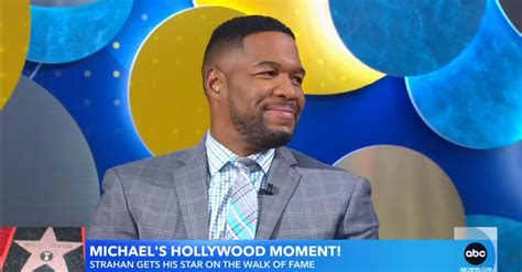 GMA's Michael Strahan returns to show's NYC studio just hours after he ...