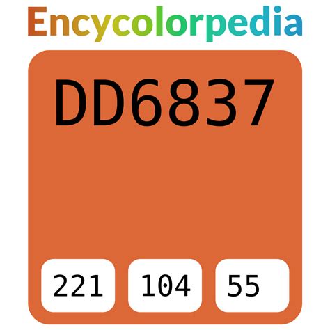 #dd6837 Hex Color Code, RGB and Paints