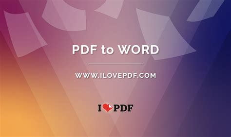 10 Convertisseur PDF à Word éditable en ligne - Convertir et éditer