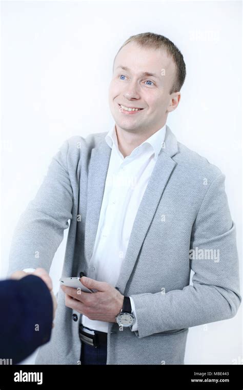 business and office concept - businessman shaking hands each other Stock Photo - Alamy