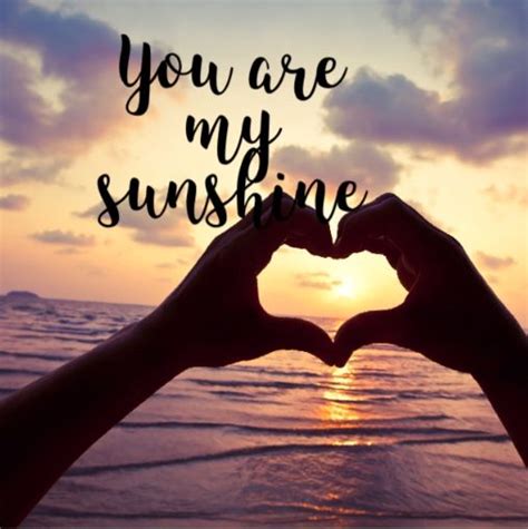 You are my sunshine☀️💘 | Sunshine quotes, You are my sunshine, Sunshine